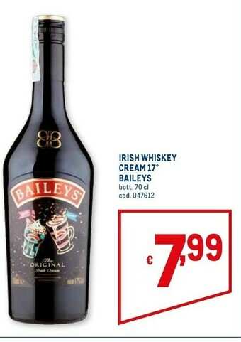 Metro Baileys - baileys irish cream the original 700 g(ml) offerta