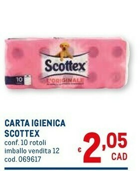 Metro Carta igienica offerta