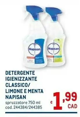 Metro Detergente igienizzante classico offerta