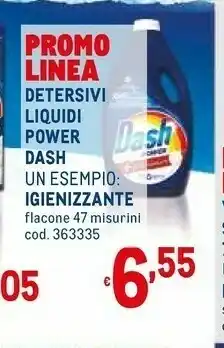 Metro Detersivo liquido power offerta