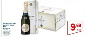 Metro Berlucchi - cuvèe imperiale brut franciacorta docg offerta