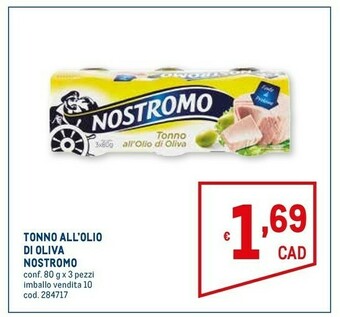 Metro Tonno all'olio di oliva offerta
