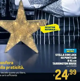 Metro Stella con luce 40 punti led offerta