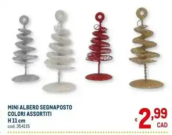 Metro Mini albero segnaposto offerta