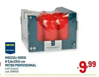 Metro Moccoli rossi metro professional offerta
