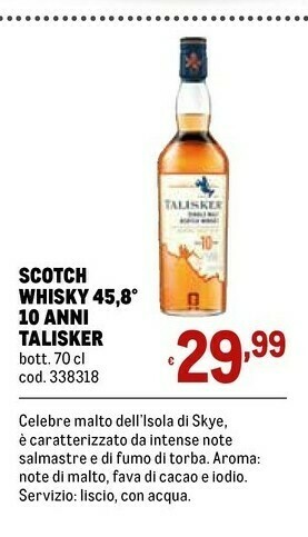 Metro Whisky offerta