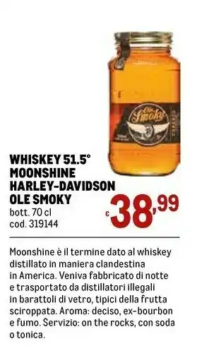 Whiskey 51.5 moonshine harley-davidson ole smoky