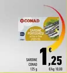 Conad Sardine CONAD offerta