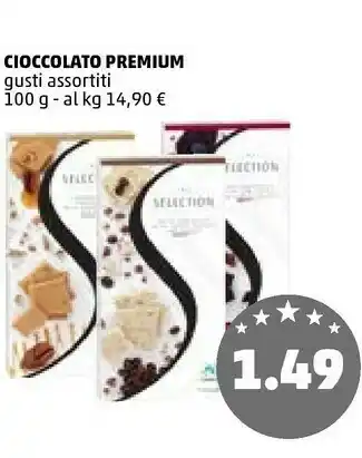 PENNY Cioccolato premium offerta