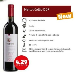 Merlot collio dop