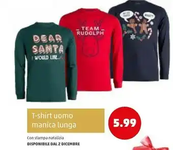 T-shirt uomo manica lunga