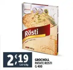Deco Supermercati Grocholl patate rosti offerta