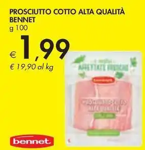 Bennet Prosciutto cotto alta qualità BENNET offerta