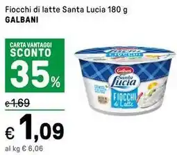 Iper La Grande Fiocchi di latte Santa Lucia GALBANI offerta