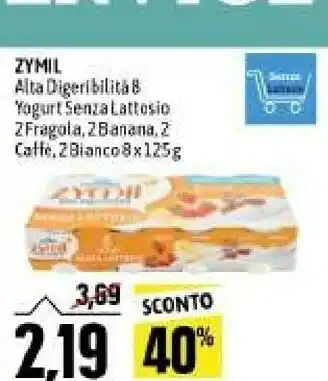Emi Supermercati Parmalat zymil alta digeribilita 8 yogurt senza lattosio offerta