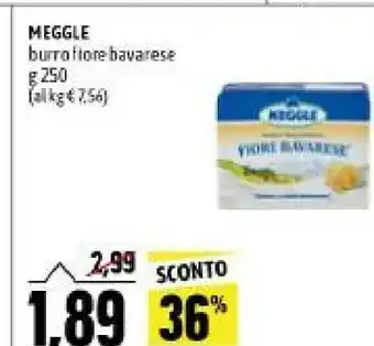 Emi Supermercati Burro fiore bavarese 250 g(ml) offerta