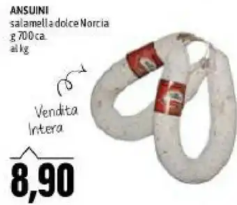 Ansuini salamelladolce norcia