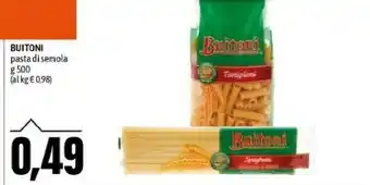 Emi Supermercati Buitoni pasta di semola offerta