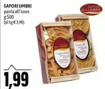 Emi Supermercati Umbri pasta all'uovo offerta