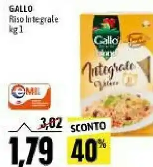 Emi Supermercati Riso integrale offerta