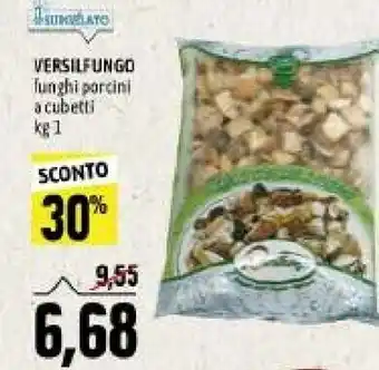Versilfungo funghi porcini a cubetti