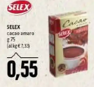 Emi Supermercati Cacao amaro in polvere 75 g(ml) offerta