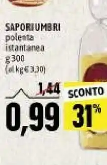 Emi Supermercati Sapori umbri polenta offerta