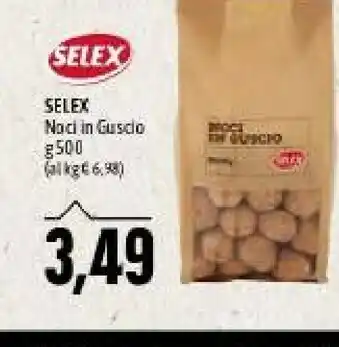 Emi Supermercati Noci in guscio 500 g offerta