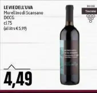 Le vie dell'uva morellino di scansano