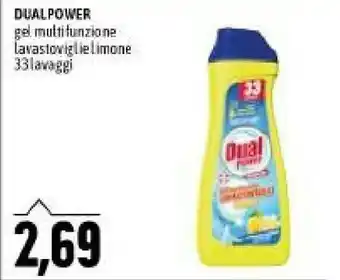 Emi Supermercati Dualpower gel multifunzione lavastoviglie limone offerta