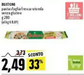 La sfoglia rotonda senza glutine 280 g(ml)