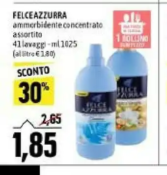 Emi Supermercati Felce azzura ammorbidente concentrato offerta