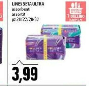 Emi Supermercati Seta ultra assorbenti offerta