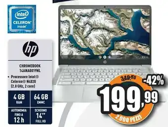 Unieuro Chromebook 14 ana0019nl offerta
