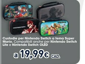 Unieuro Custodie per switch a tema super mario offerta