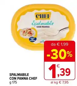 Iperal Spalmabile con panna chef offerta
