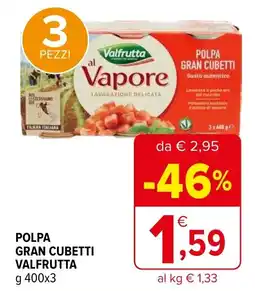 Iperal Polpa gran cubetti valfrutta offerta