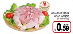 PrestoFresco Coscette di pollo senza schiena offerta