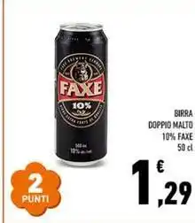 Conad City Birra doppio malto 10% FAXE offerta