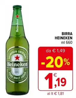 Iperal Birra heineken offerta