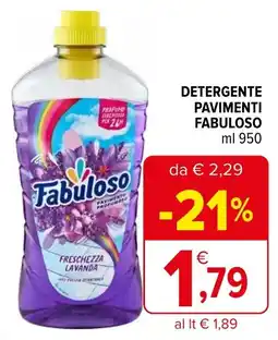 Iperal Detergente pavimenti fabuloso offerta