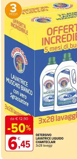 Iperal Detersivo lavatrice liquido chanteclair offerta