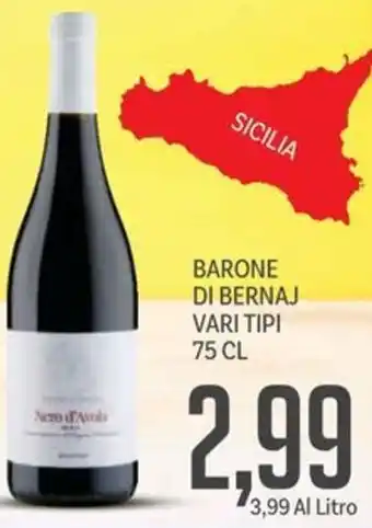 Supermercati Piccolo Barone di bernaj vari tipi offerta