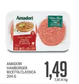 Supermercati Piccolo Amadori hamburger ricetta classica offerta