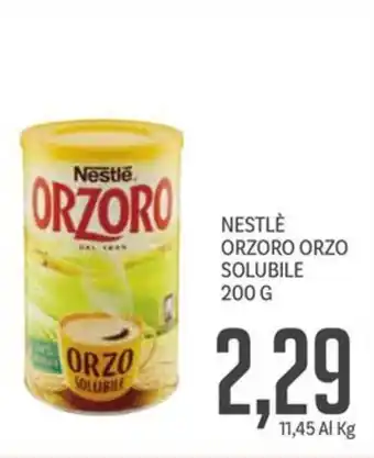 Supermercati Piccolo Nestlé orzoro orzo solubile offerta