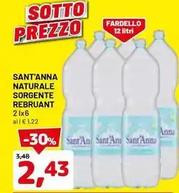 DPiù Sant'anna naturale sorgente rebruant offerta