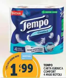 Deco Supermercati Tempo carta igienica comfort offerta