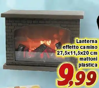 Supermercati Emark Lanterna effetto camino offerta