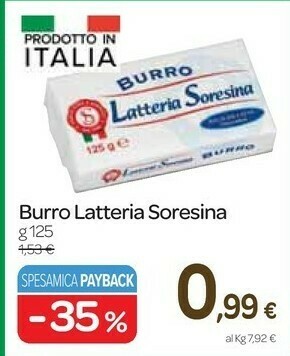 Carrefour Express Burro offerta