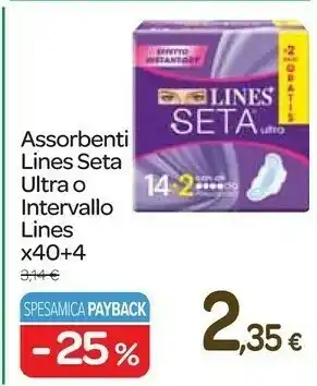 Carrefour Express Assorbenti lines offerta